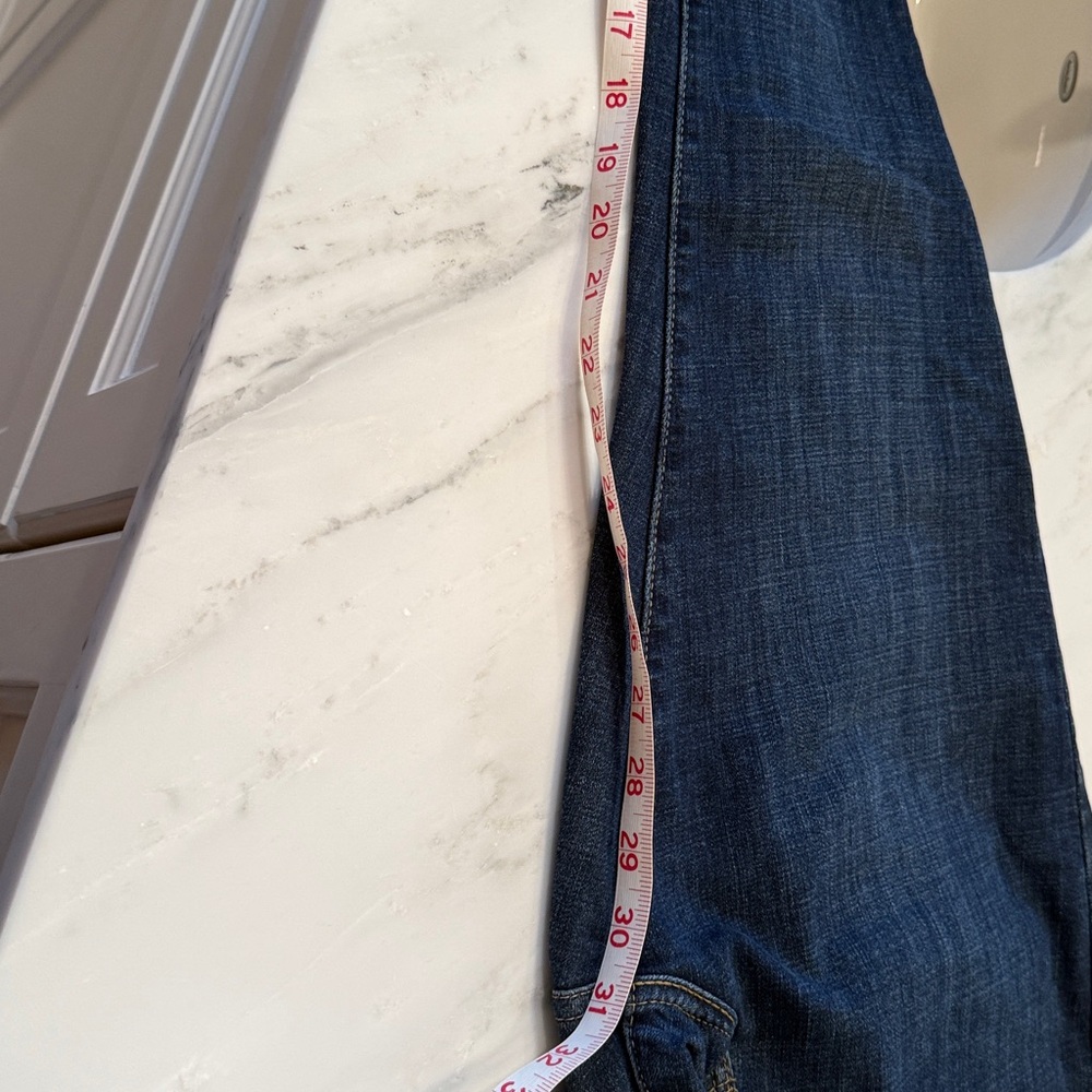 Levis 721 Skinny High Rise Blue Jeans sz33 - Picture 6 of 6